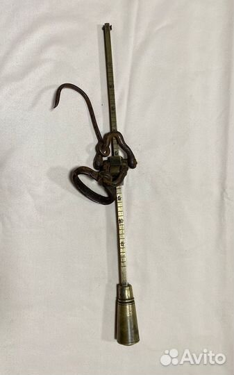 Весы старинные (безмен) латунные