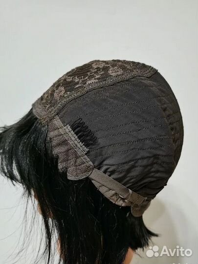 Парик из натуральных волос каре новый