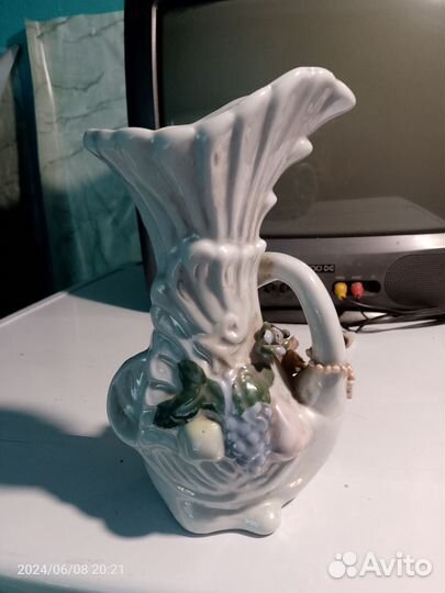 Ваза для цветов СССР фарфоровая