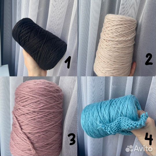 Пряжа 100 меринос Grandino Италия