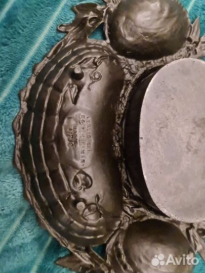 Чернильница. E.G. Zimmermann. Модерн. нач. XX века