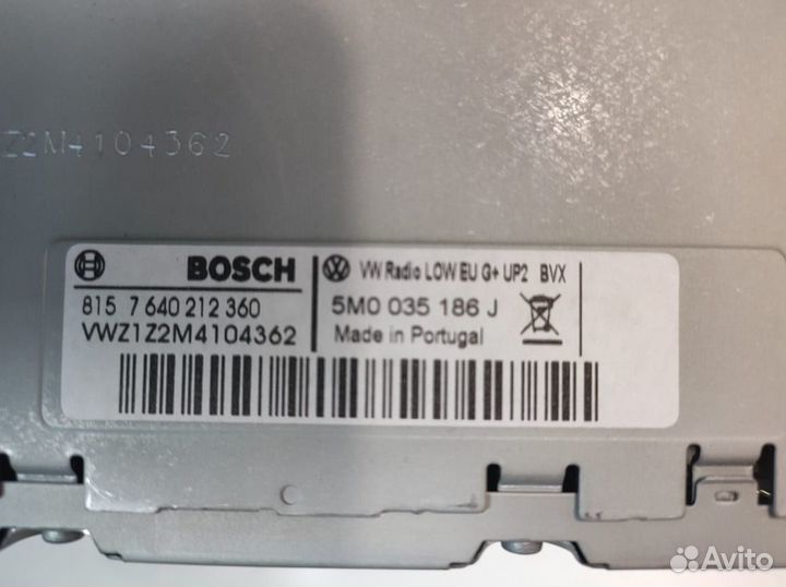 Магнитола volkswagen T5