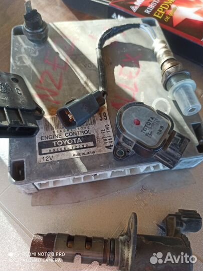 Датчики двигателя и ремень Toyota Corolla Fielder