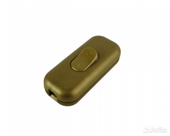 Выключатель проходной для светильника, под бронзу