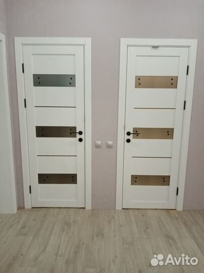 Установка м/к дверей