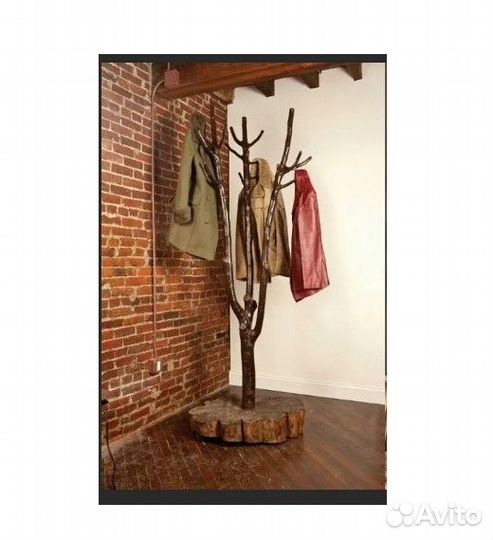 Вешалка напольная из дерева