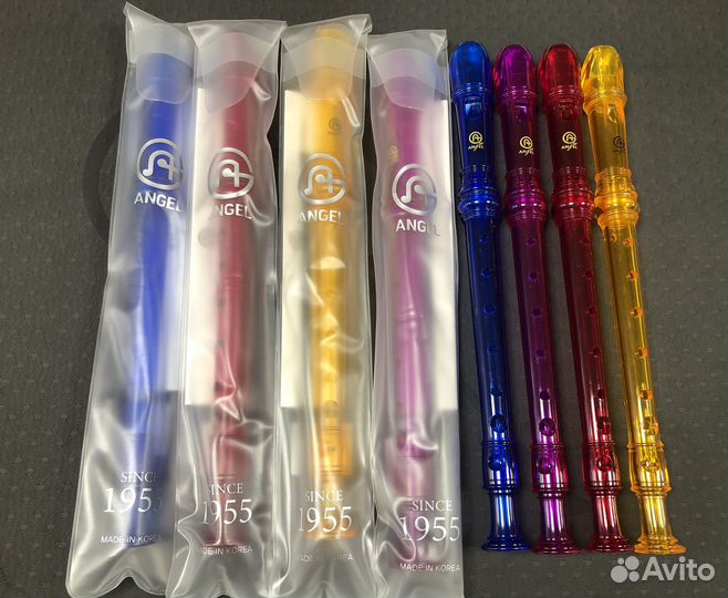 Блокфлейта сопрано пластик Angel (цвета на выбор)