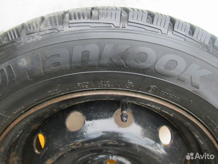 Колеса от VAZ largus 195/65/15 Hankook (шипы)