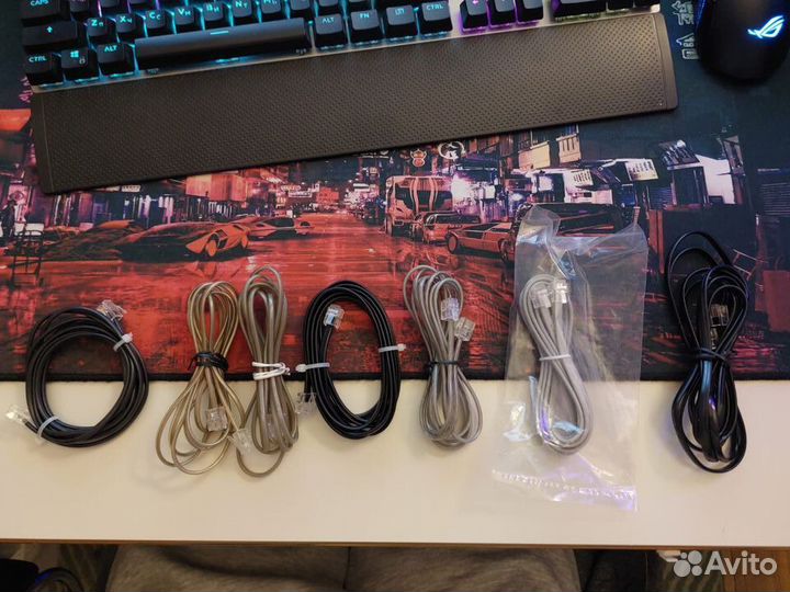 Телефонные шнуры-удлинители (RJ-11)