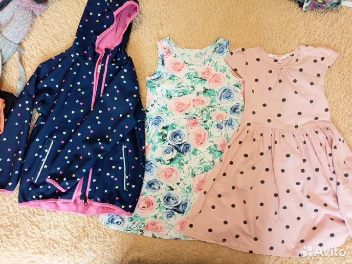 Одежда пакетом на девочку 116-122