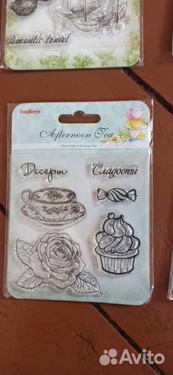 Творчество. Силиконовые штампы для скрапбукинга