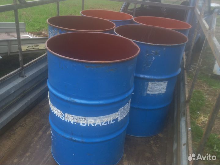 Бочка металлическая 200л для воды для костра