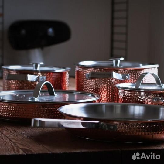 Медная сковорода Vargen & Thor 28 см, индукция