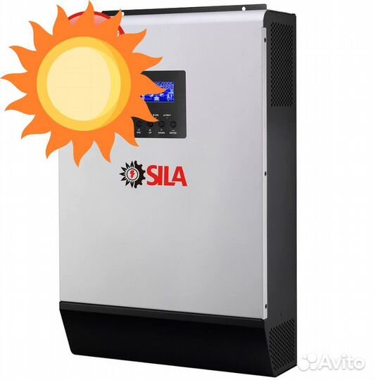 Cолнечный инвертор sila 3000M 24 Plus (PF 1.0)