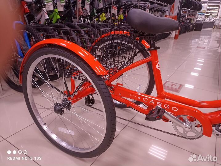 Велосипед sitis cargo 26 alloy (2023) Red-White