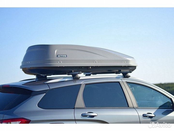 Автобокс Pt Group Active M 450 Duo Серый матовый