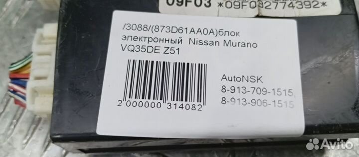 Блок электронный Nissan Murano