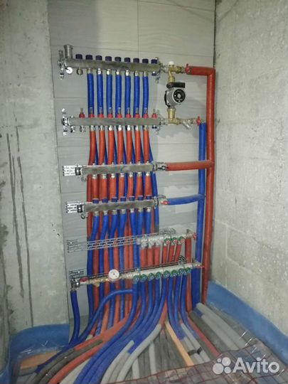 Сантехник Отопление Водопровод Тёплый пол Канализа