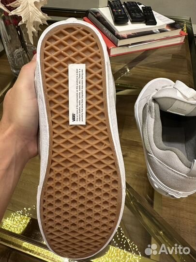 Кеды vans knu skool серые оригинальные