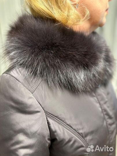 Пуховик зимний женский 48 50 бу