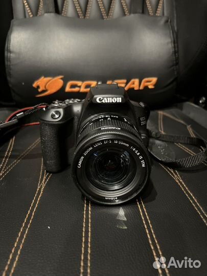 Зеркальный фотоаппарат canon 250D+10-18мм