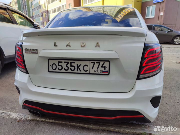 Фонарь LADA granta AMG тонированные диодные