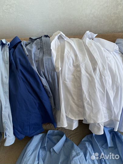 Школьные рубашки для мальчиков 134-146