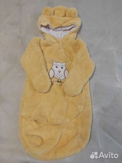 Конверт махровый для новорожденных 62см