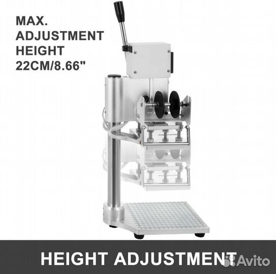 Термопресс WT-90DS для тиснения кожи фольгой 10*13