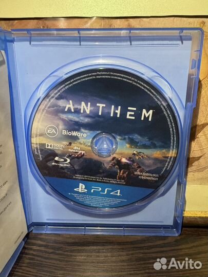 Anthem ps4 диск