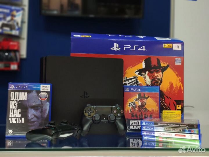 PlayStation 4 Slim. Гарантия. Рассрочка. PS4