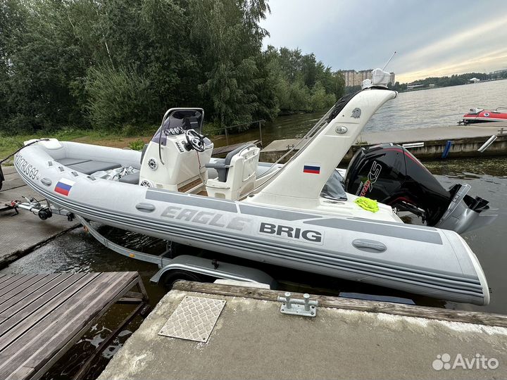 Шикарный риб Brig Eagle 650 + Mercury 115 ProXS CT