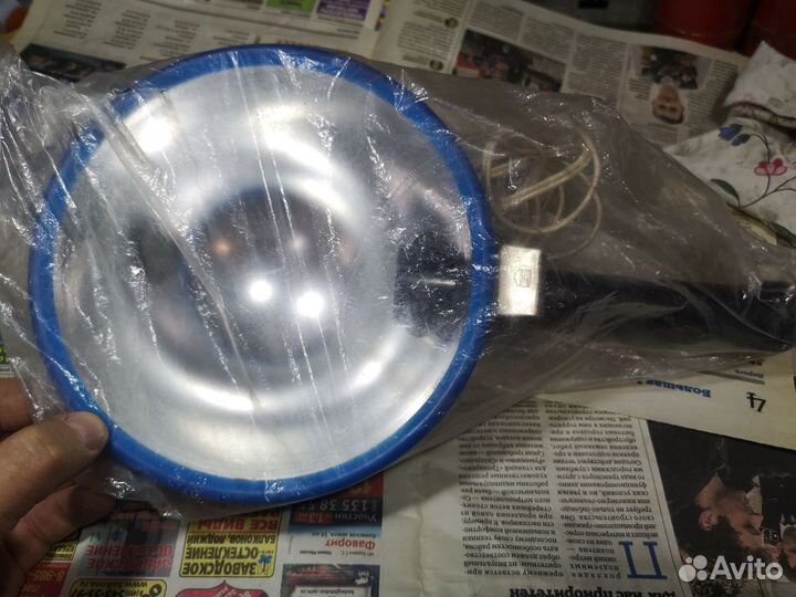 Синяя лампа для прогревания