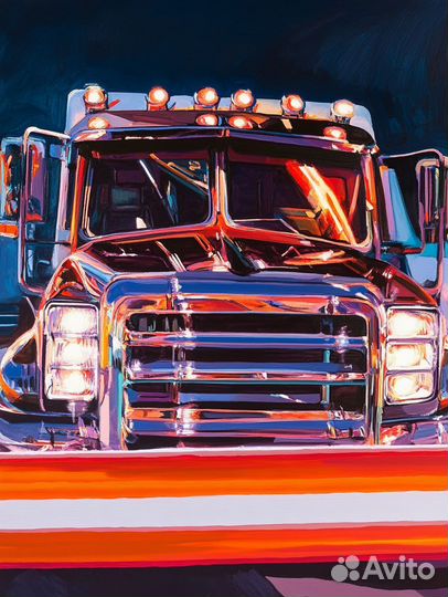 Картина маслом ручной работы