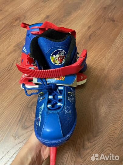 Коньки детские раздвижные 33-36