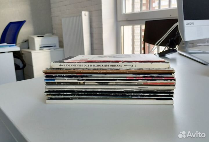 Брошюры и книга о советских киноактерах 80-х годов