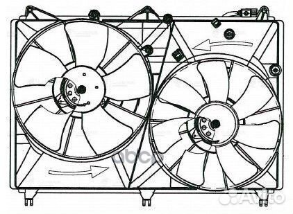 Вентилятор радиатора охлаждения suzuki grand