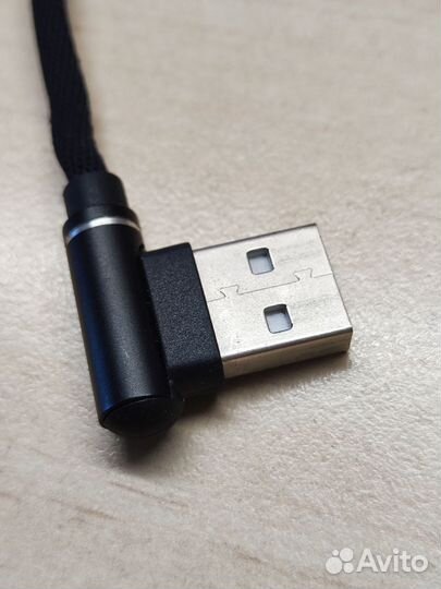 Микро USB кабель. 90 градусов