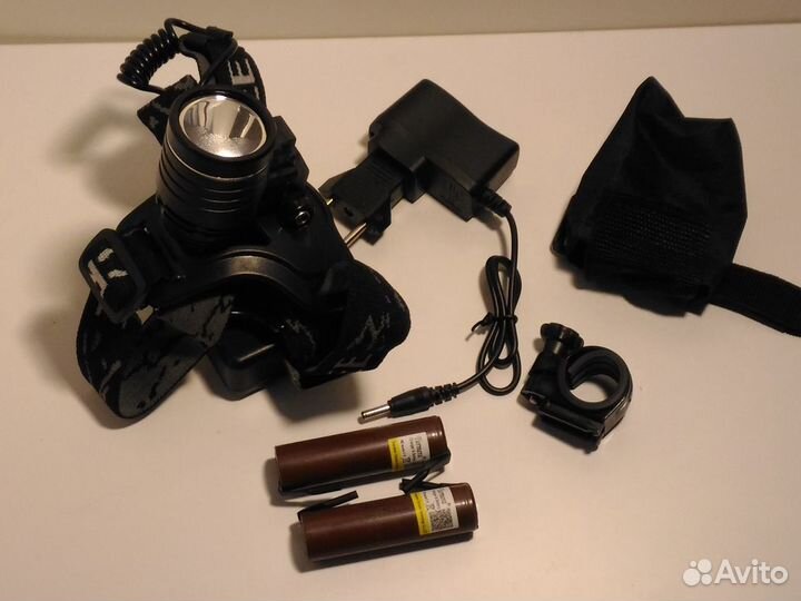 Фонарь LED 300метров 18650