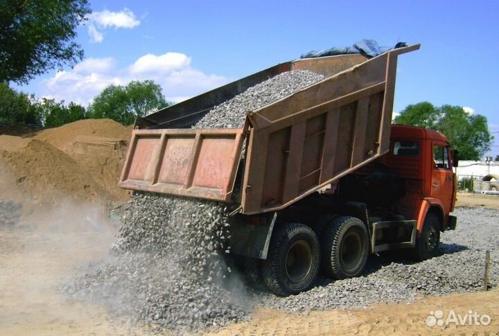 Щебень известняковый желтый от производителя