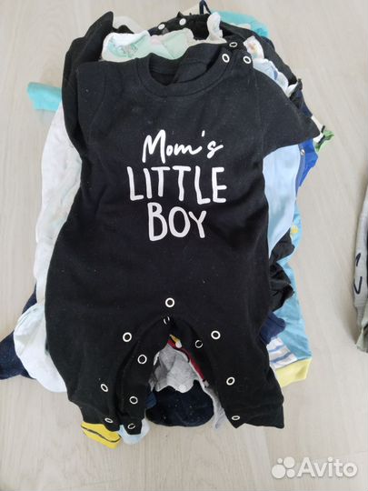 Детские вещи для мальчика, 2 больших пакета