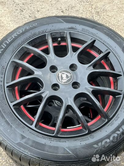 Колеса r15 летние в сборе рио, салярис 4/100