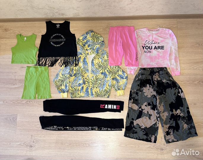 Вещи пакетом на девочку р - 140