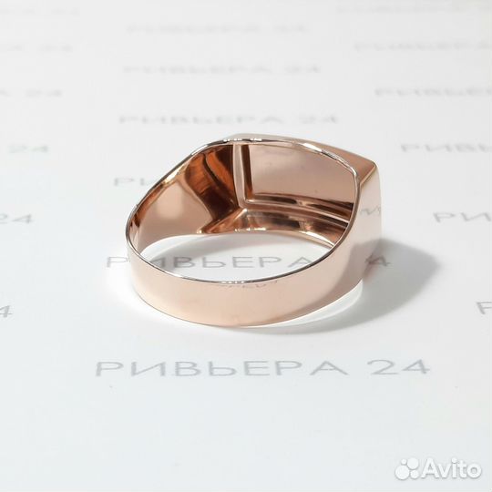 Золотое кольцо печатка мужская 585 пробы 3,51 грам