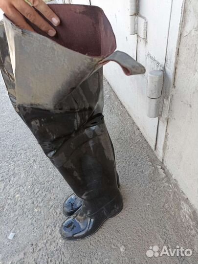 Сапоги резиновые мужские, для рыбалки