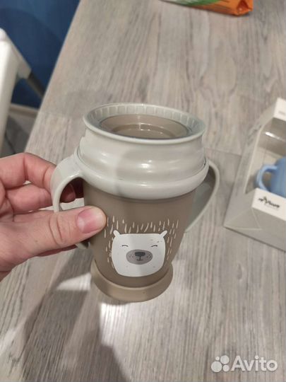 Непроливайка, поильник, силиконовый воротник