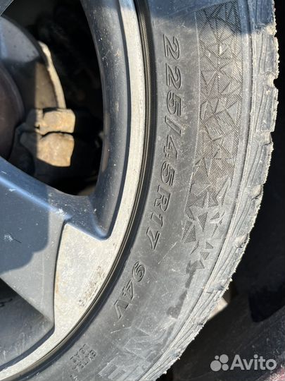 Литые диски r17 5x112 с резиной