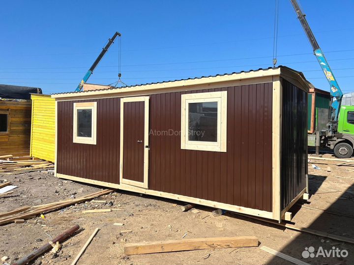 Новые деревянные бытовки