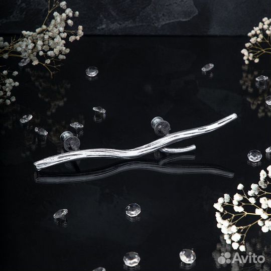 Ручка скоба мебельная Арт Бранч mini правая