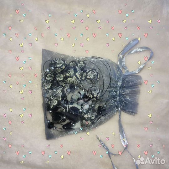 Комплект колье и серьги